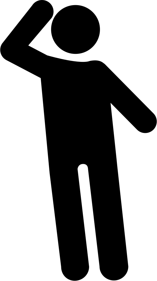 Man Hearing Comments - Person (548x981), Png Download