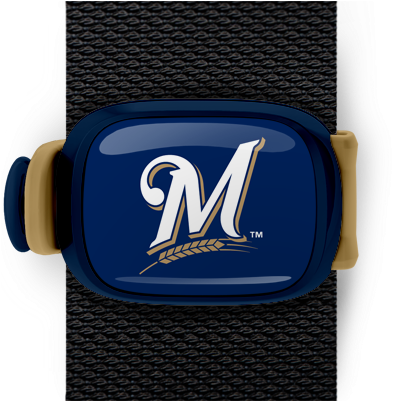 Milwaukee Brewers Stwrap - Milwaukee Brewers Mlb Stadium Seat Cushion (550x400), Png Download