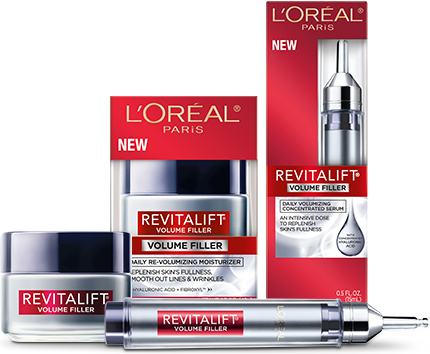 Printable Coupons And Deals Loreal Printable Coupons - L'oreal Paris Revitalift Volume Filler Daily Volumizing (430x354), Png Download