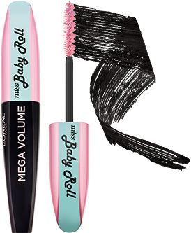 L'oreal Miss Baby Roll Mascara - L Oreal Mega Volume Miss Baby Roll (350x350), Png Download