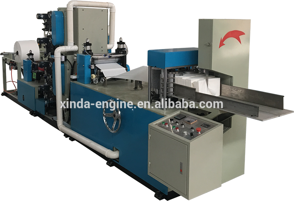 Two Color Printing Tissue Machine Paper Napkin Making - Milling (1000x1000), Png Download