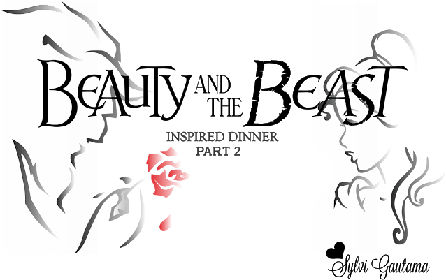Beauty And The Beast Inspired Dinner - Beauty And The Beast Logo Tote Bag (640x434), Png Download
