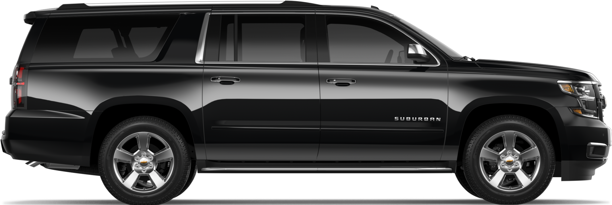 Perfect White Chevy Truck Png With White Chevy Truck - Chevrolet Suburban 2019 Black (2500x1000), Png Download