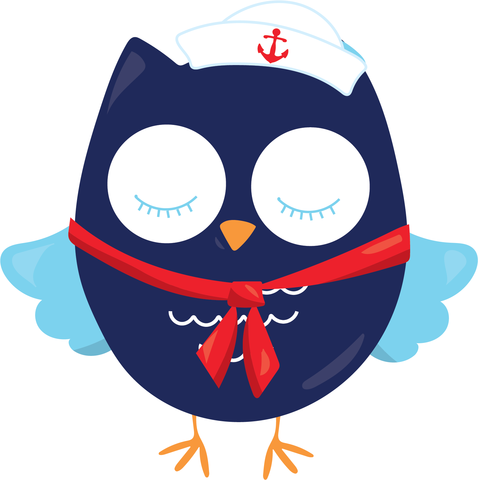 Http - Nautical Owl Clipart (1800x1800), Png Download