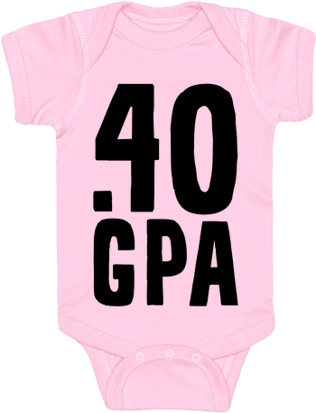 40 Gpa Baby Onesy - T-shirt (484x484), Png Download