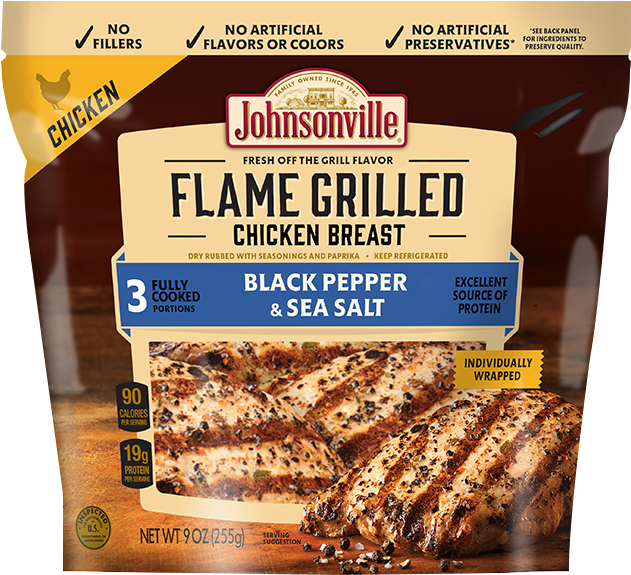 Product Image - Johnsonville Teriyaki Grilled Chicken Breast (820x596), Png Download