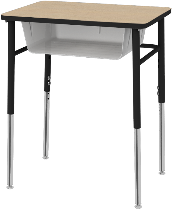 Home / All Products / Student Desks / Four Leg Rectangle - Trestle Table (768x768), Png Download