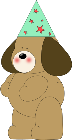 Birthday Dog Party Hat - Birthday Puppies (250x484), Png Download