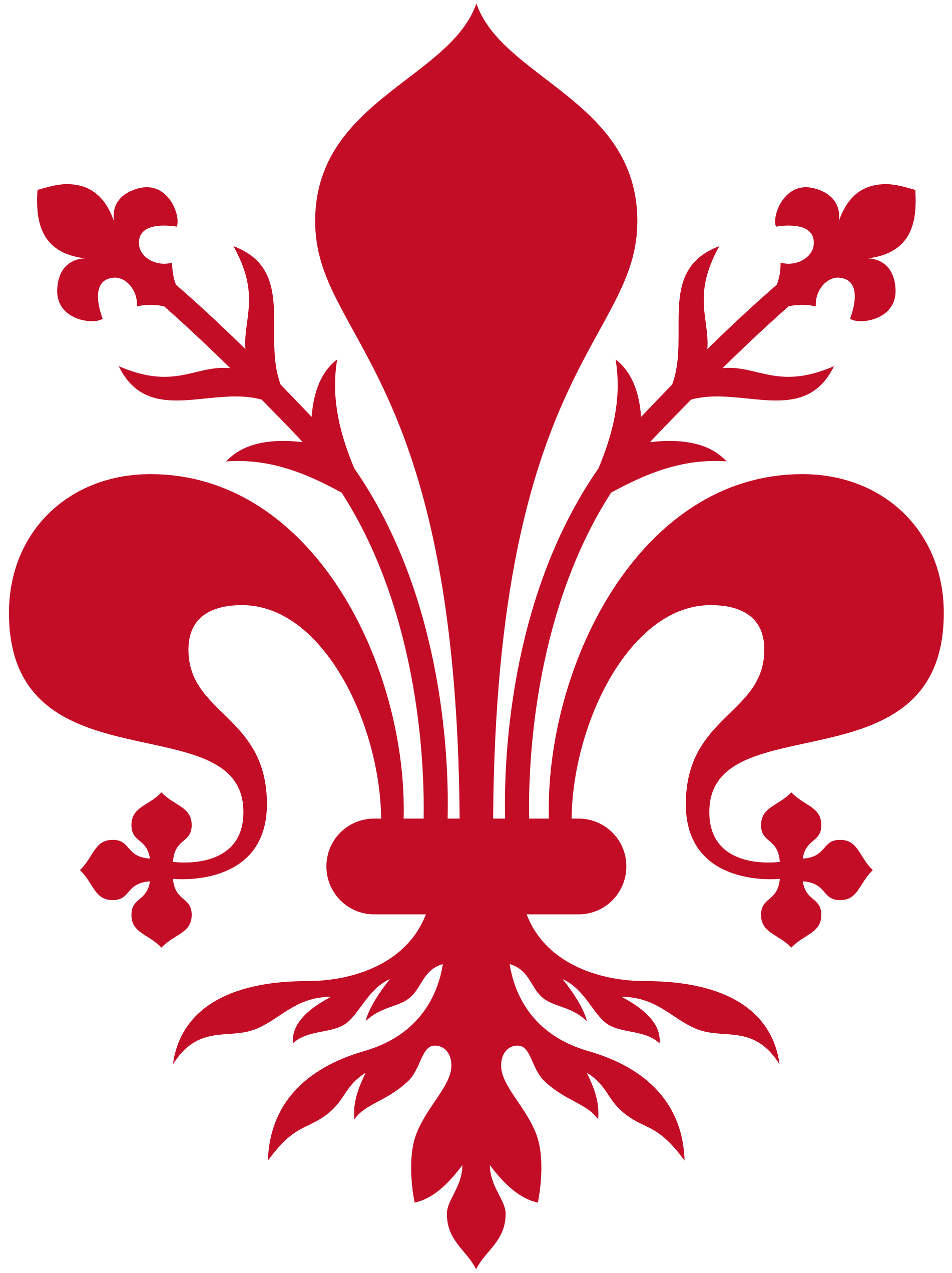 Post - Florence Fleur De Lis (2000x2794), Png Download