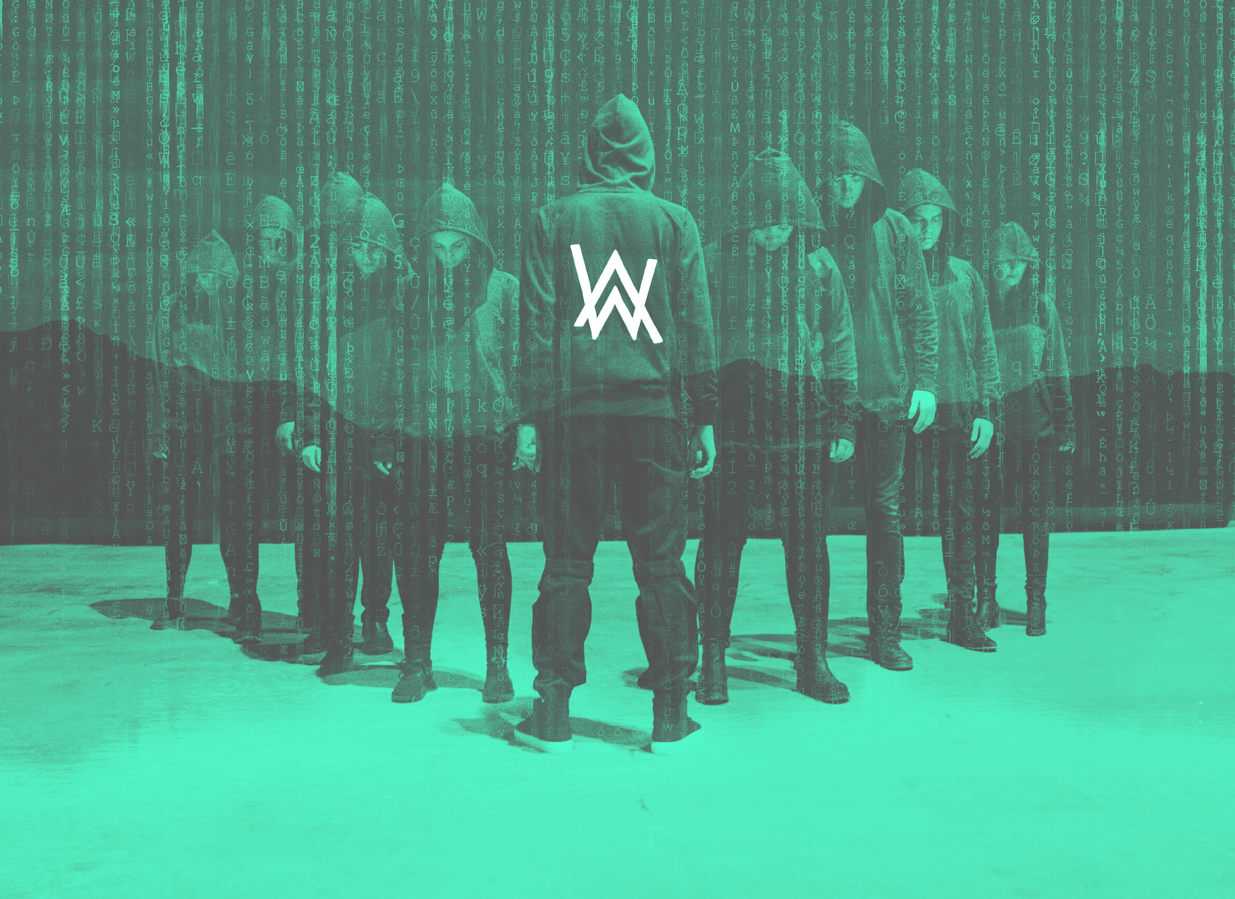 Alan Walker Dark Alan Walker Green - Alone Album Alan Walker (1800x1310), Png Download