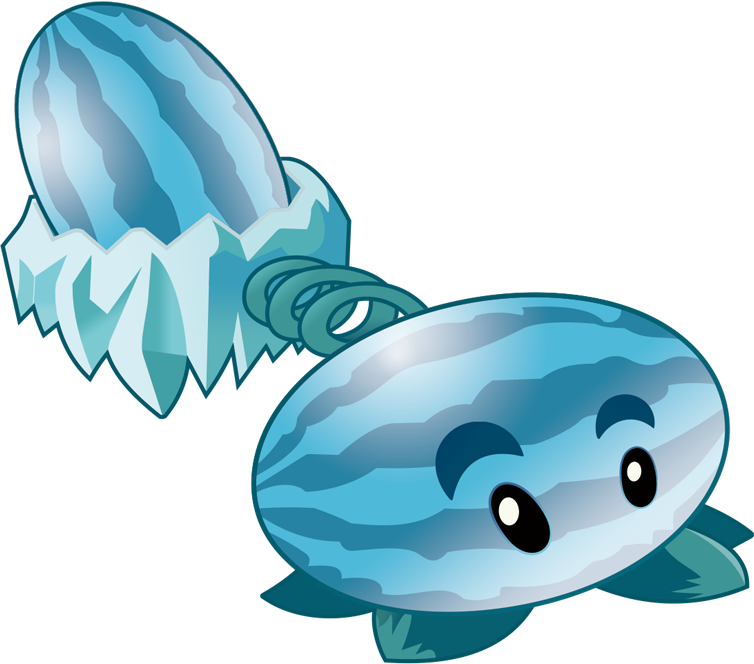 Winter-melon - Plants Vs Zombies Ice Watermelon (754x664), Png Download
