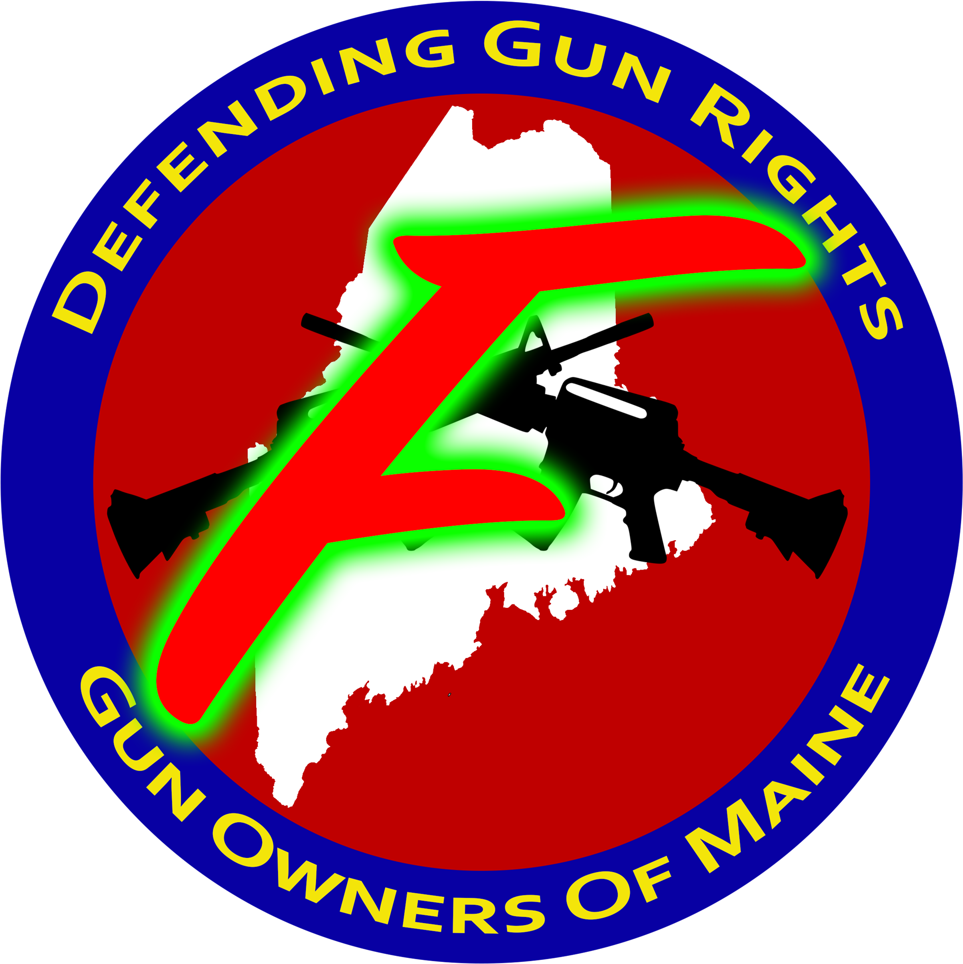 F - Gun Owners Of Maine Logo (1920x1920), Png Download