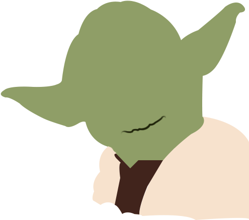 Yoda - Cartoon (500x500), Png Download
