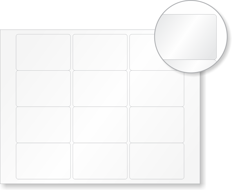 Zoom, Price, Buy - Sheeted Vinyl Labels (800x656), Png Download