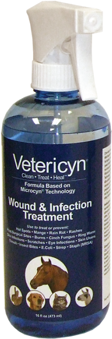 Vetericyn Wound And Infection Spray - Vetericyn Wound & Infection Treatment - 16 Oz Spray (700x700), Png Download
