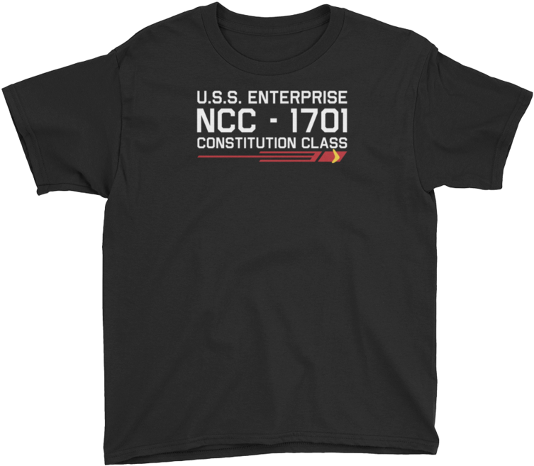 Star Trek - Uss Enterprise - 1701 - Kid's T-shirt - - World Tour Soccer 2 Psp (800x800), Png Download