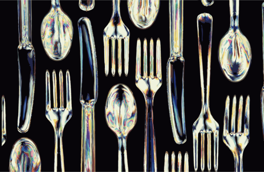Kitchen Utensil Fork Cutlery Plastic - Physiology Of Taste Ebook (522x340), Png Download