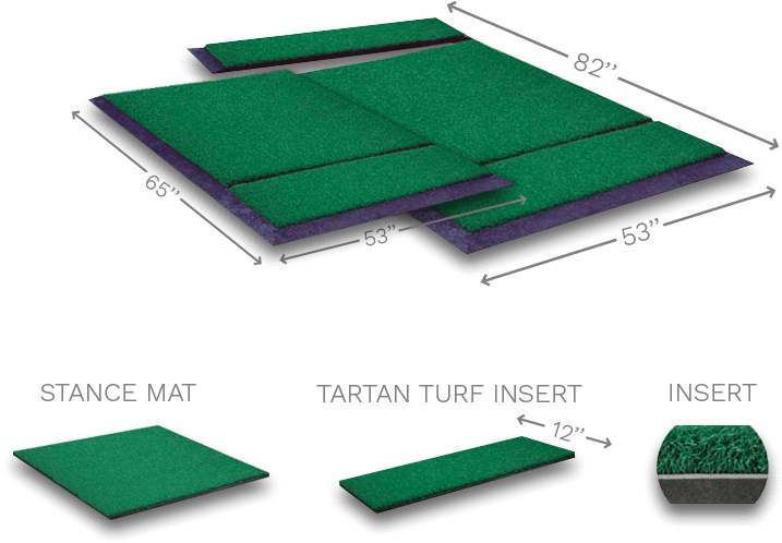 Golf Mats - Golf Hitting Mat Canada (800x600), Png Download