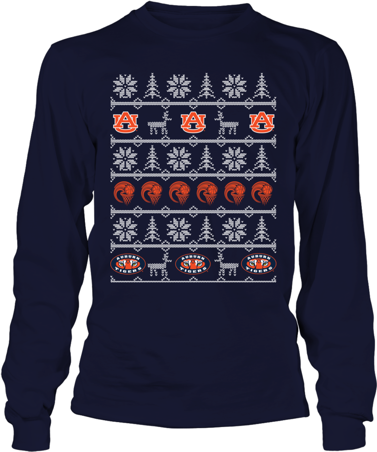 Basketball Christmas Auburn T Shirt - Ole Miss Baby Shark (1000x1000), Png Download