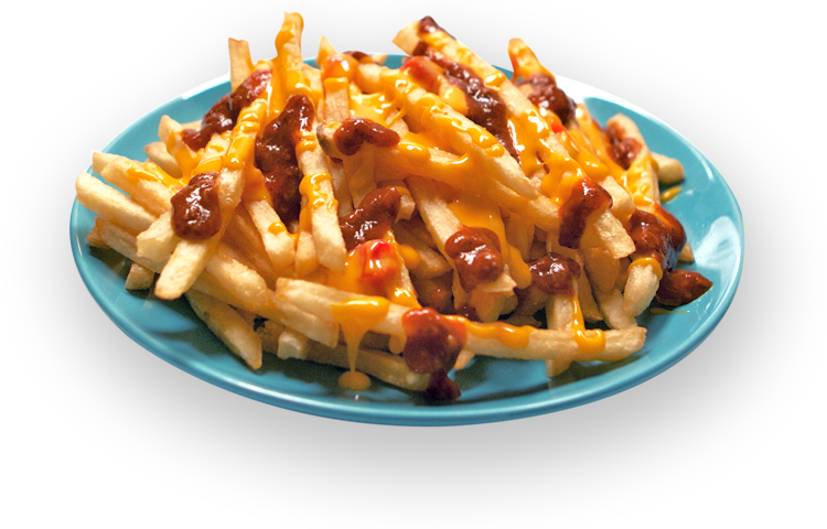 Chili Cheese Fries - French Fries (750x480), Png Download