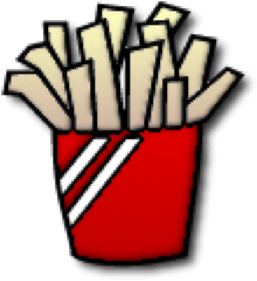Curly Fries Clip Art - French Fries (500x500), Png Download