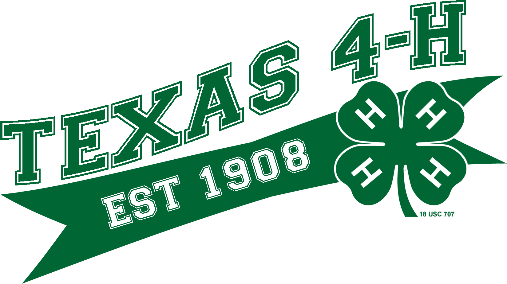 Clipart Free Download 4 H Clipart - Texas 4 H (1668x935), Png Download