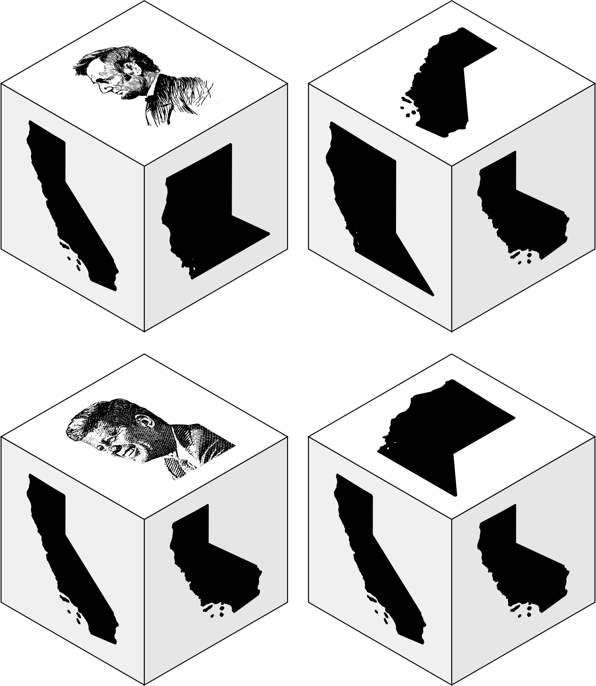 This Free Icons Png Design Of California Dice (1988x2290), Png Download