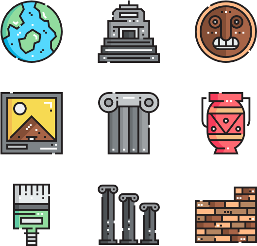 Archeology - Furniture Icon Top View Png (600x564), Png Download