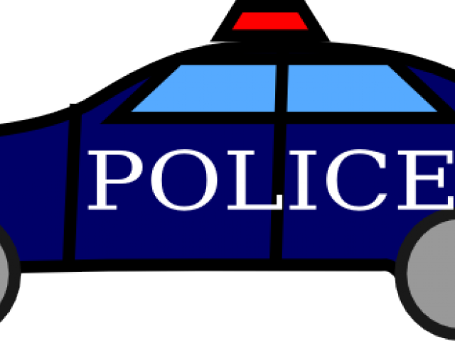 Police Car Clipart - Bonnie & Clyde Text (640x480), Png Download