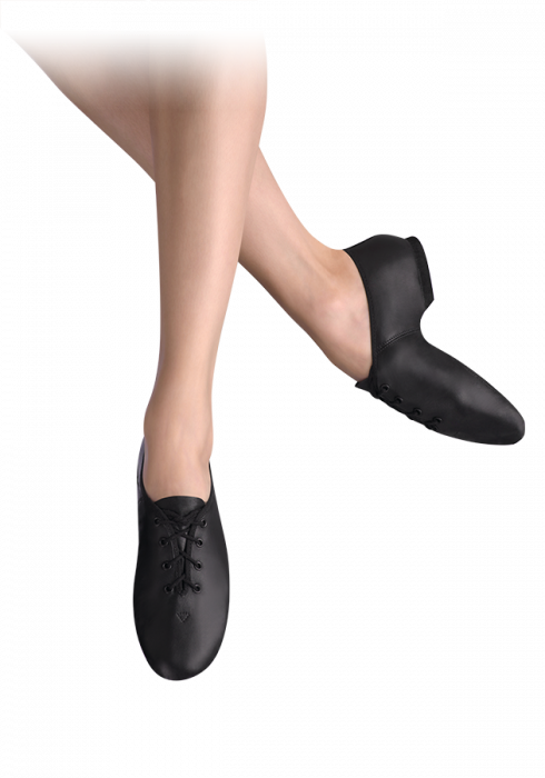 Jazz Leather Dance Shoes Split Rubber Sole (490x700), Png Download