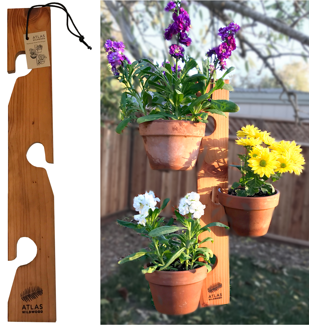 Potted Plants And Flowers Png Beautiful Transpa - Wooden Pot Plant Hanger (1066x1200), Png Download