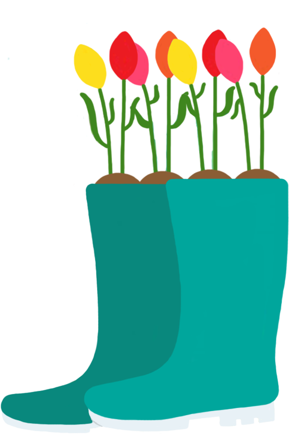 Potted Plants Garden Welly - Soil (694x901), Png Download