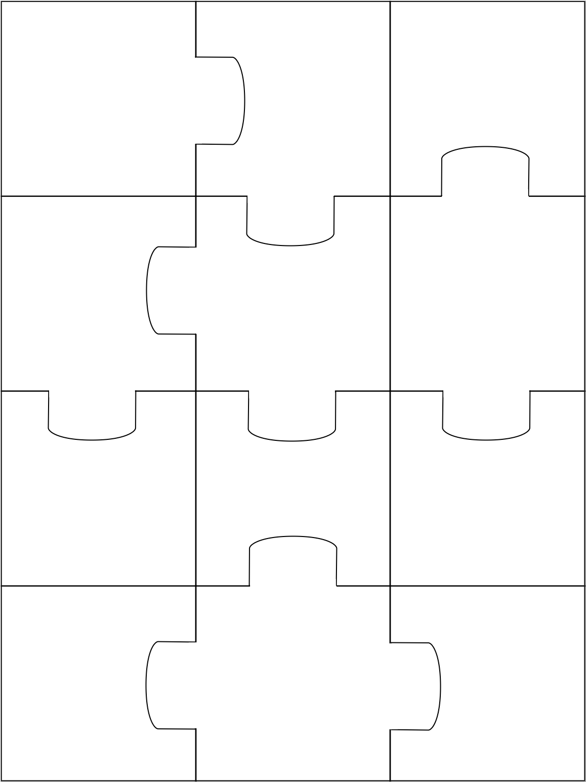 Great Jigsaw Template Pictures Blank Puzzle Piece Free - Cross (1161x1544), Png Download