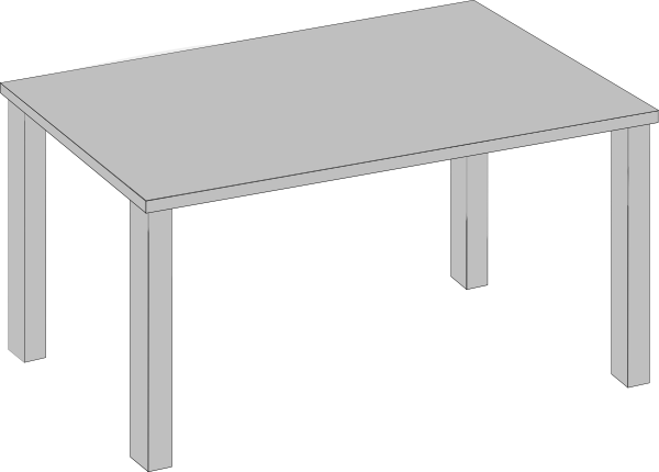 Table Clipart (600x430), Png Download