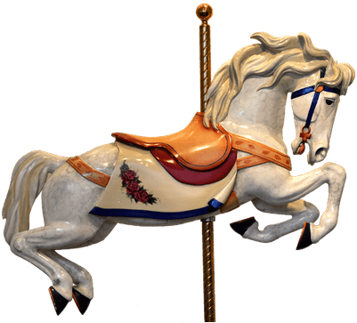 Carousel Horse Png (400x400), Png Download