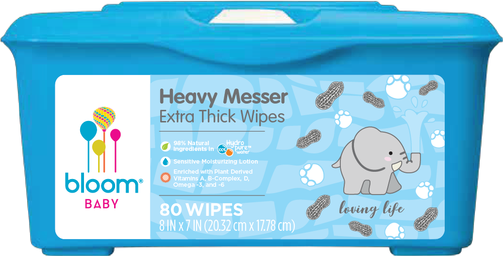 Heaver Messer Sku Bloom06 - Bloom Baby Hypoallergenic Sensitive Skin Unscented (1121x655), Png Download