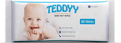 Baby Wet Wipes - Nobel Hygiene Baby Wipes (500x500), Png Download
