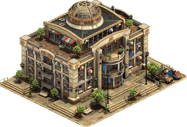 Town Hall - Forge Of Empire Hotel De Ville (657x447), Png Download