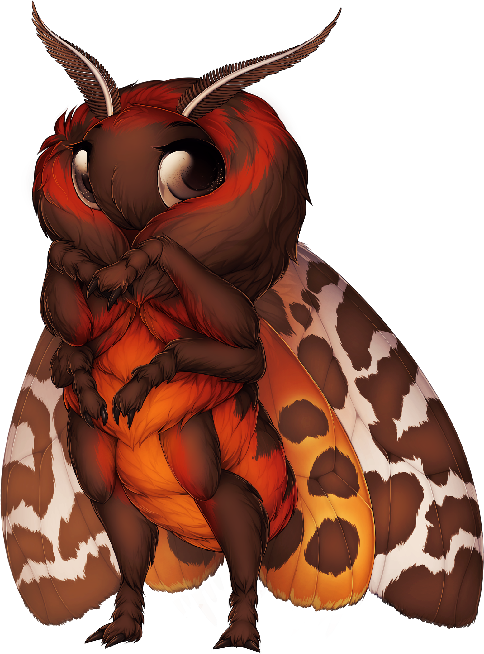 192 31 Garden Tiger - Garden Tiger Moth (1659x2138), Png Download