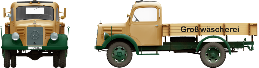 35 German Cargo Truck L1500s Type - Miniart German Cargo Truck (830x218), Png Download