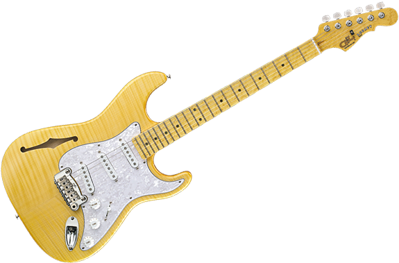 Dads Rock Guitar Giveaway - G&l Usa Legacy Semi-hollow Electric Guitar (tinted (600x400), Png Download