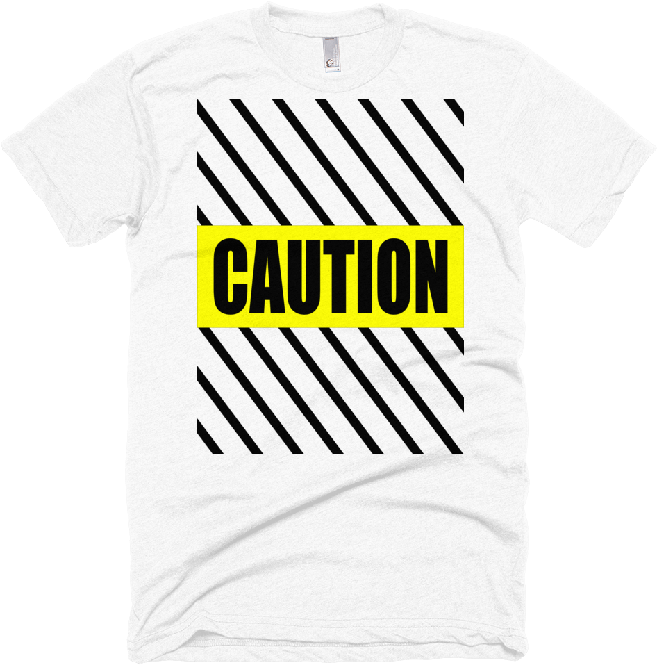 "caution" Tape T Shirt - T-shirt (1000x1000), Png Download