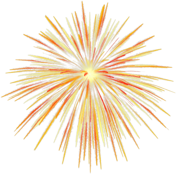 Feu Png - Sparkler Clip Art (600x612), Png Download