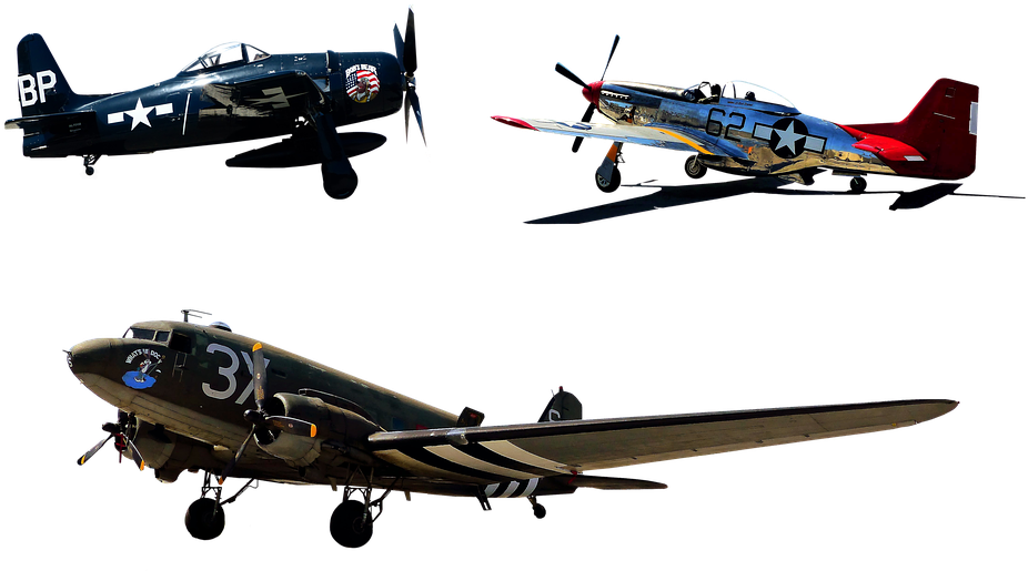 Aircraft, Propeller, War, Old, Retro, Antique, Airport - Airplane (960x640), Png Download
