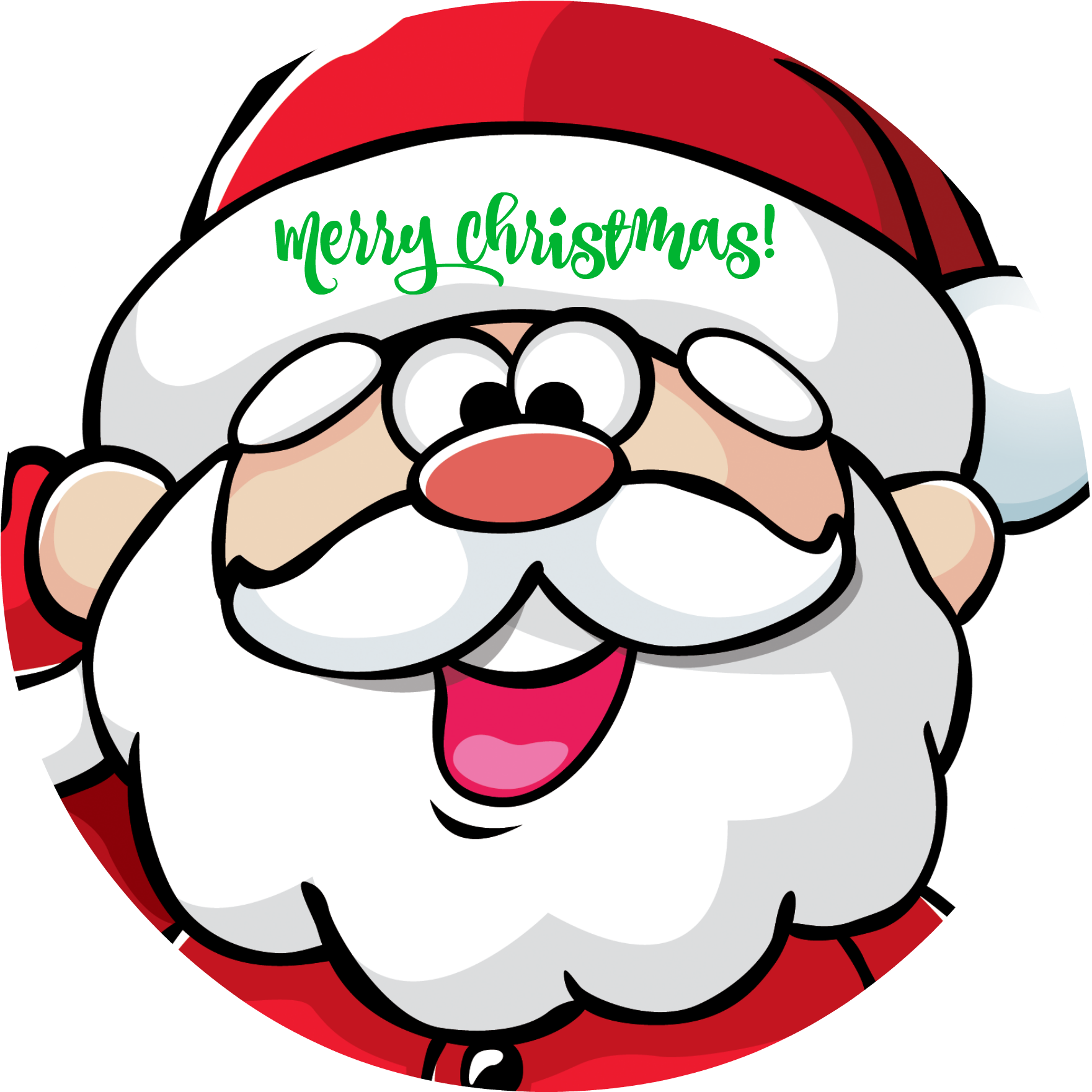 Santafacetag - Vintages Rotes Lkw-weihnachten Karte (2000x2000), Png Download