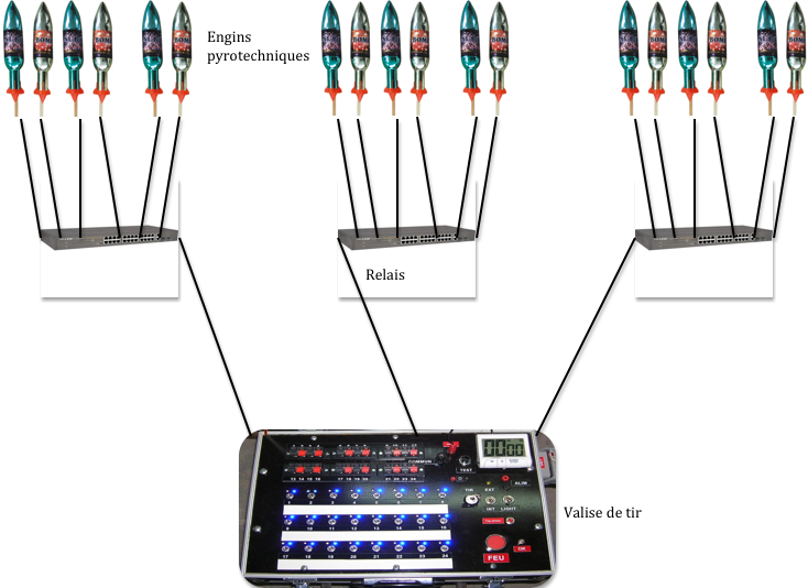 Schéma Pas De Tir Avec Relais - Electronic Component (734x534), Png Download