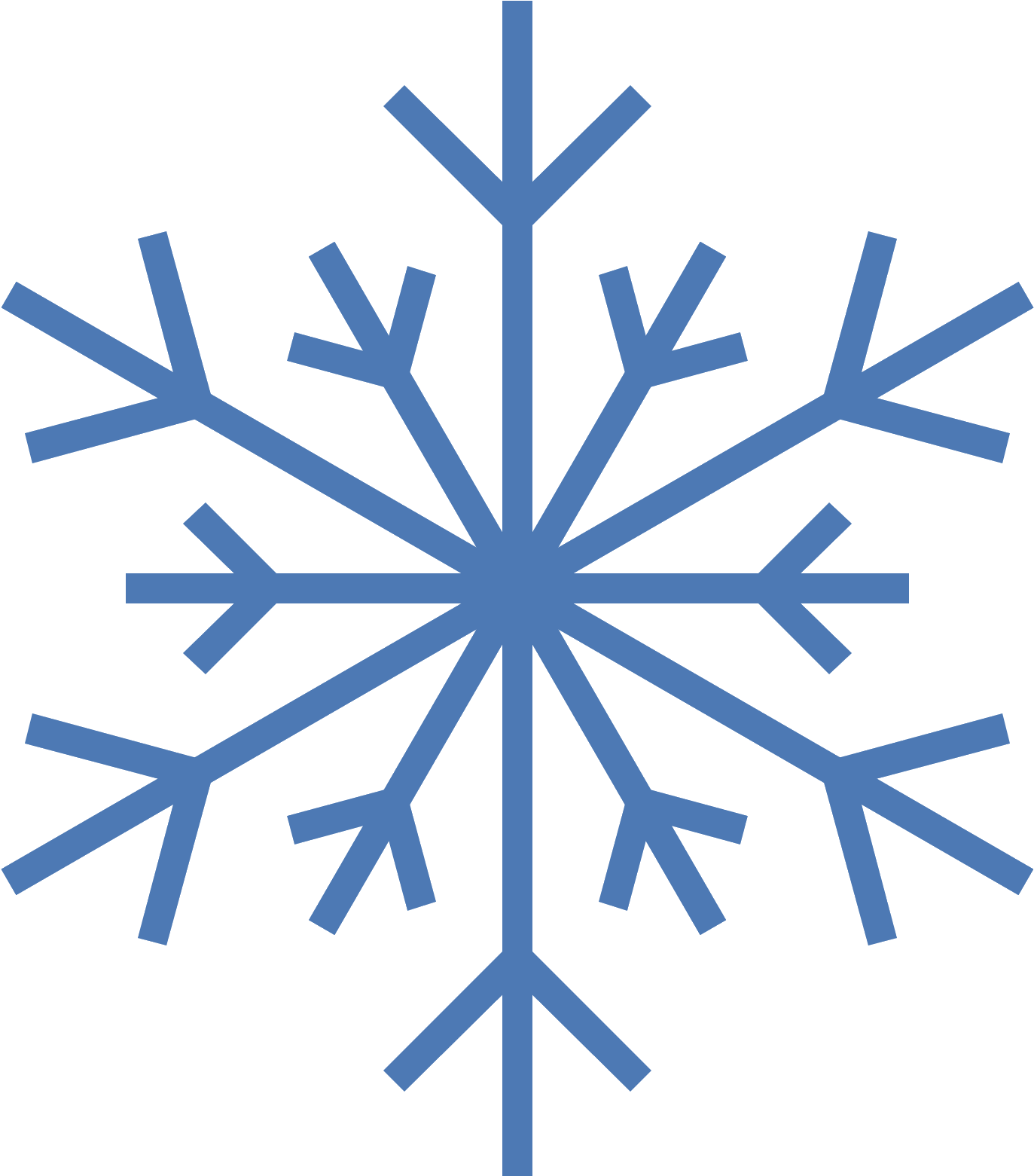 This Icon Represents Winter - Snowflake Icon Png (1600x1600), Png Download