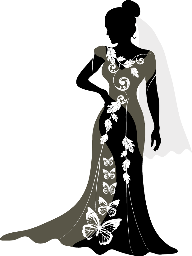 0 1940bf 7f0d5063 Orig Silhouette S, Heart, Valentines, - Moldura Noivos Para Convite (618x822), Png Download