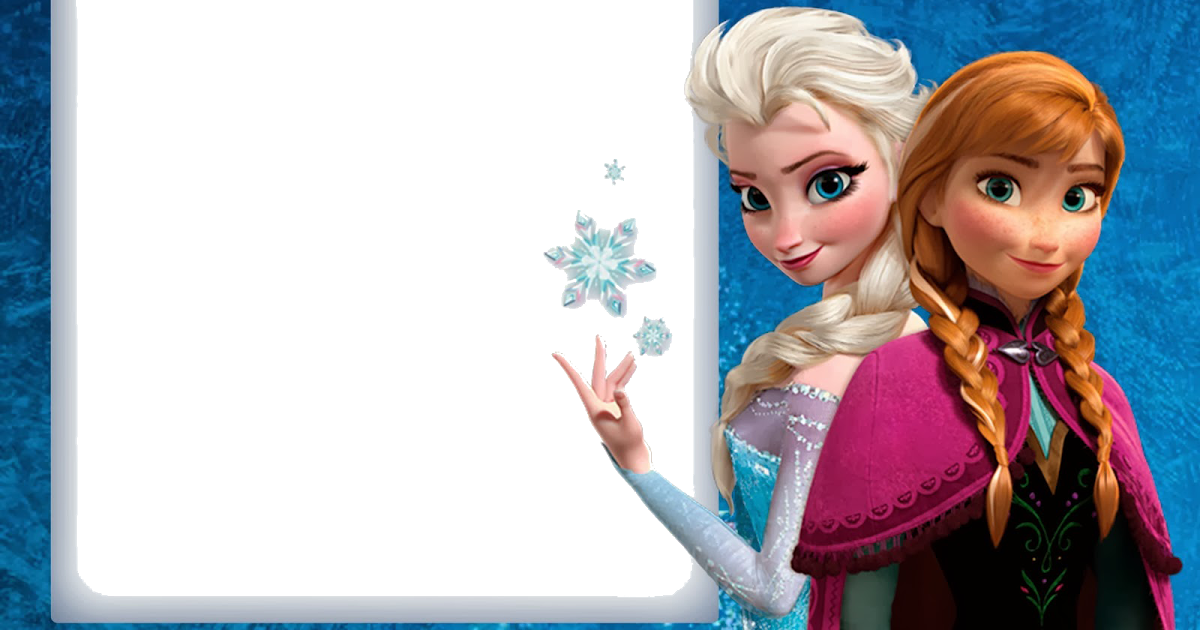 Disney Frozen Png Download - Template Printable Frozen Birthday Invitations (1200x630), Png Download