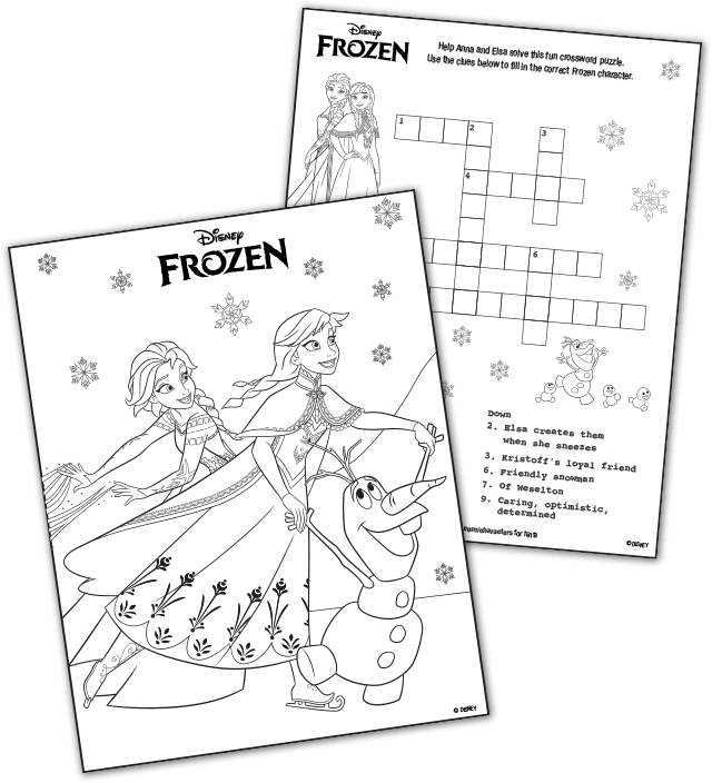 Tips For Mom - Frozen Blocks Placemat By Frozen (640x704), Png Download